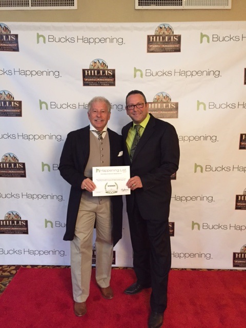 Roy and Scott receive the Bucks Happening Award for Pineapple Hill!